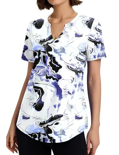 Womens Workout Tops Athletic Gym Shirts Sport Yoga Top Running Shirts Loose